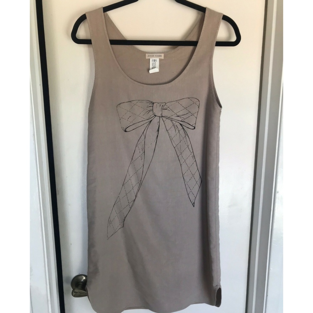 Jesse Kamm Limited Edition hand printed tank dress - Picture 1 of 6